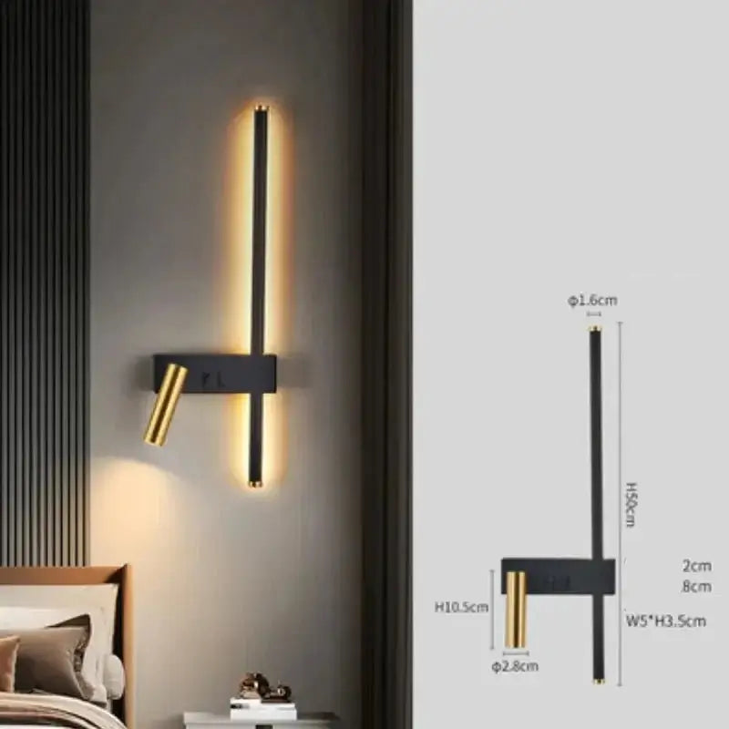 Minimalist Aluminium Wall Light – Dual Light Source Wall Sconce-MinimalisticDecor.com