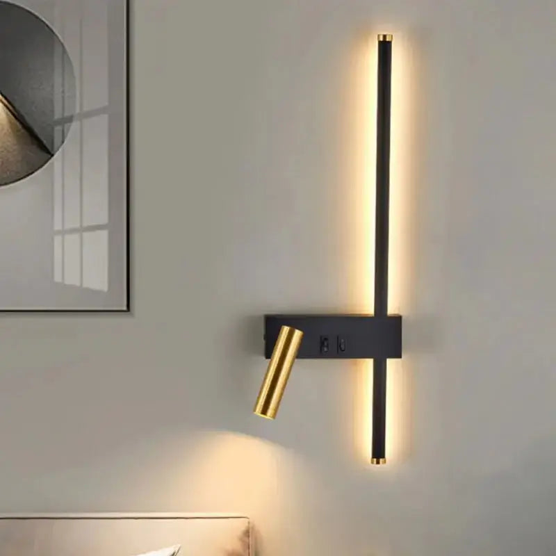 Minimalist Aluminium Wall Light – Dual Light Source Wall Sconce-MinimalisticDecor.com