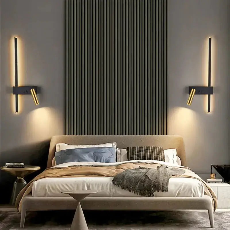 Minimalist Aluminium Wall Light – Dual Light Source Wall Sconce-MinimalisticDecor.com