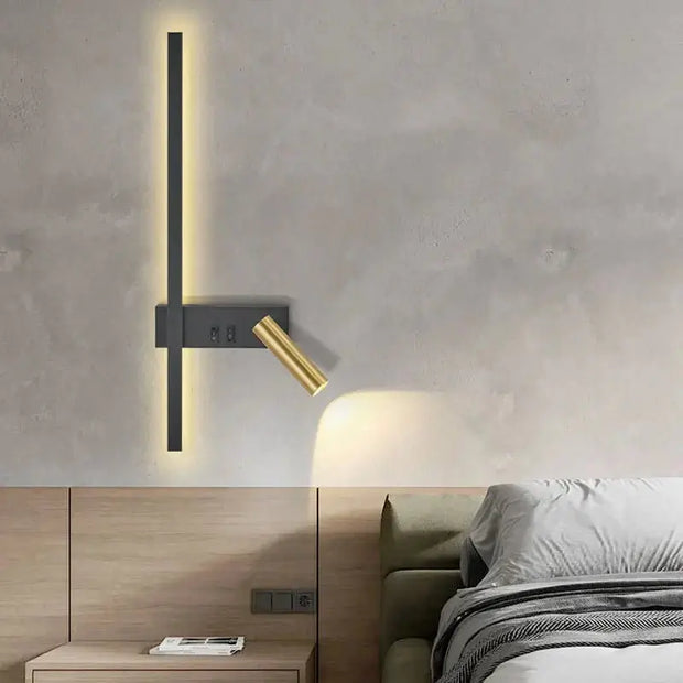 Minimalist Aluminium Wall Light – Dual Light Source Wall Sconce-MinimalisticDecor.com