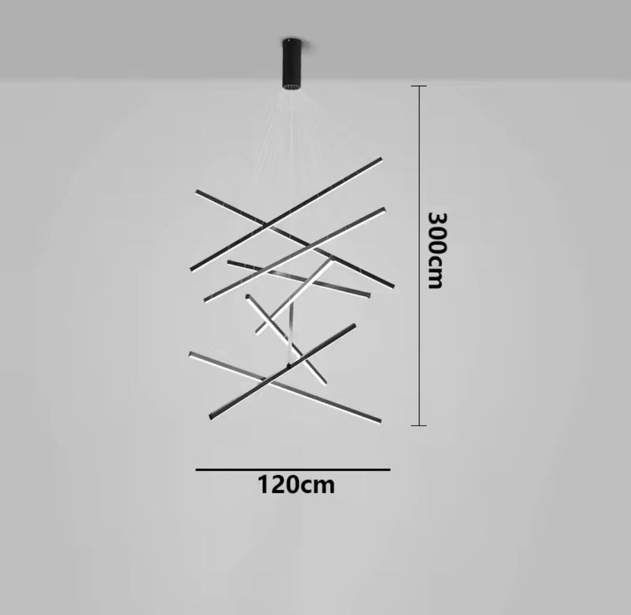 Minimalist Chandelier Bars : Elegant Lighting Fixture-MinimalisticDecor.com