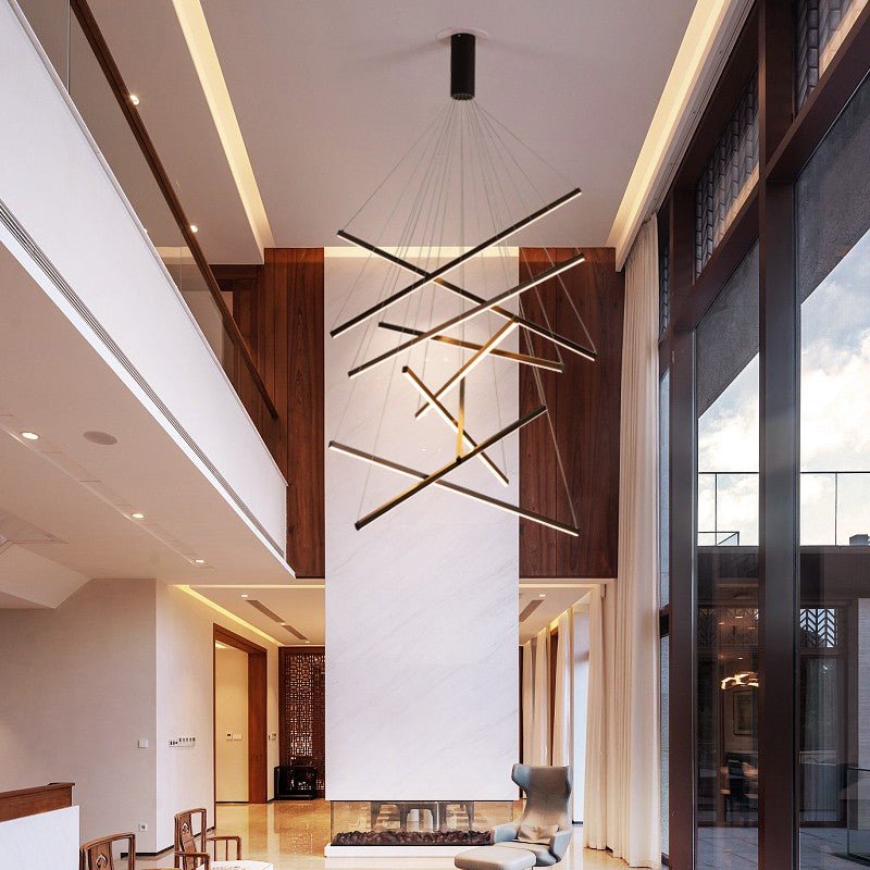 Minimalist Chandelier Bars : Elegant Lighting Fixture-MinimalisticDecor.com