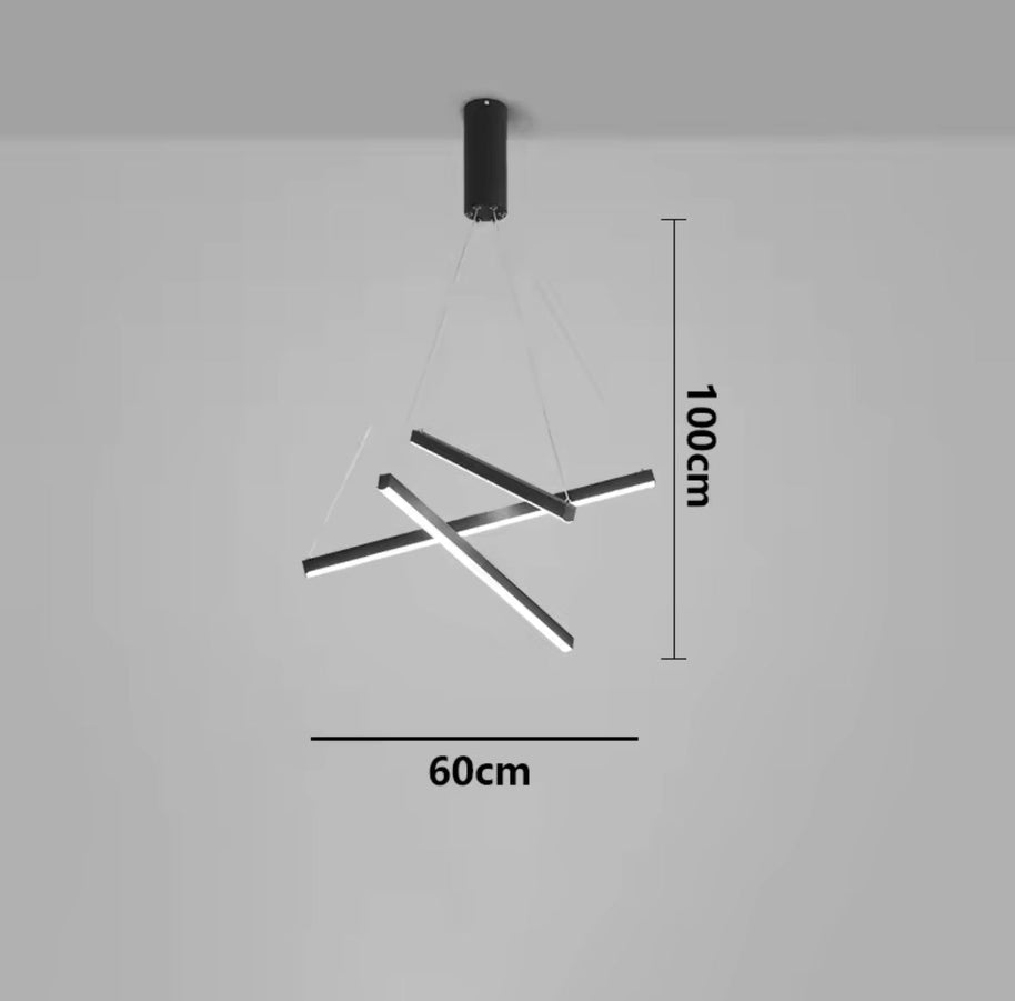 Minimalist Chandelier Bars : Elegant Lighting Fixture-MinimalisticDecor.com