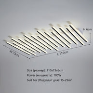 Minimalist Chandelier - Exquisite Elegance for Modern Spaces-MinimalisticDecor.com