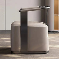 Minimalist Genuine Leather Dining Chair – Modern Upholstered Seating-MinimalisticDecor.com