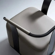 Minimalist Genuine Leather Dining Chair – Modern Upholstered Seating-MinimalisticDecor.com