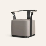 Minimalist Genuine Leather Dining Chair – Modern Upholstered Seating-MinimalisticDecor.com