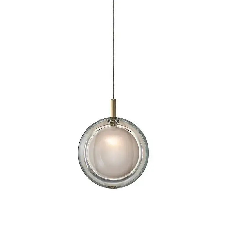 Minimalist Glass Stone Pendant Staircase Chandelier Lighting-MinimalisticDecor.com