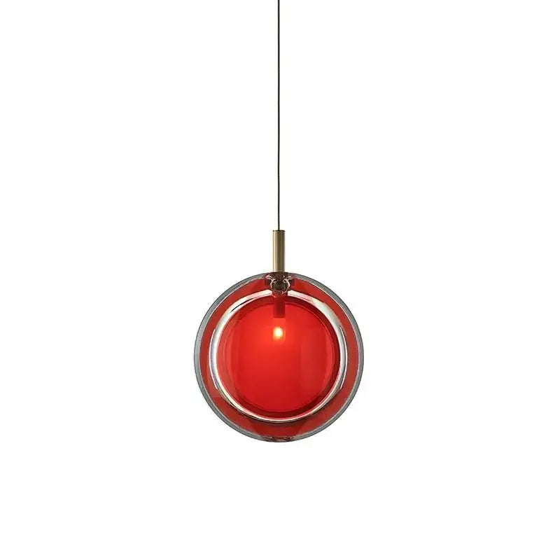 Minimalist Glass Stone Pendant Staircase Chandelier Lighting-MinimalisticDecor.com