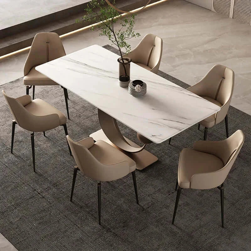 Minimalist Italian Rock Slate Dining Table-MinimalisticDecor.com
