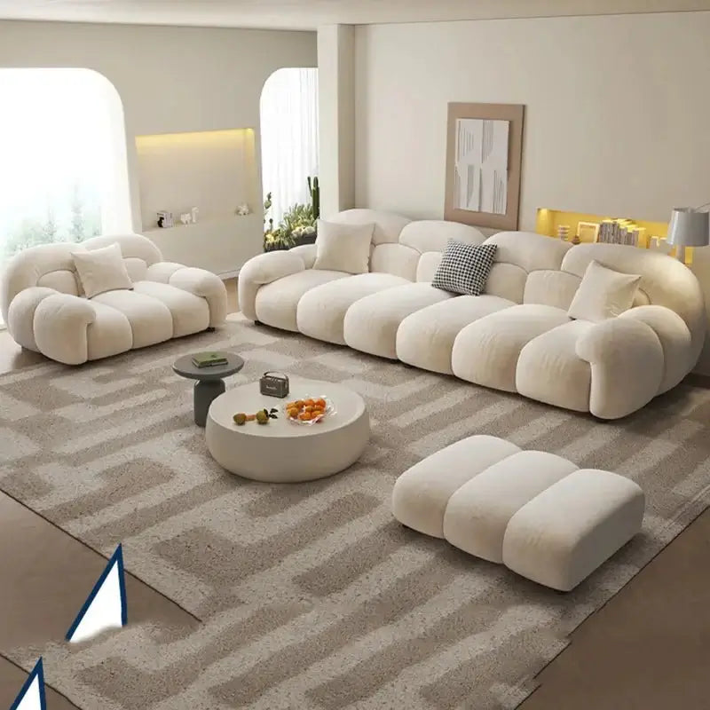 Minimalist Lazy Luxury Living Room Sofa Set-MinimalisticDecor.com