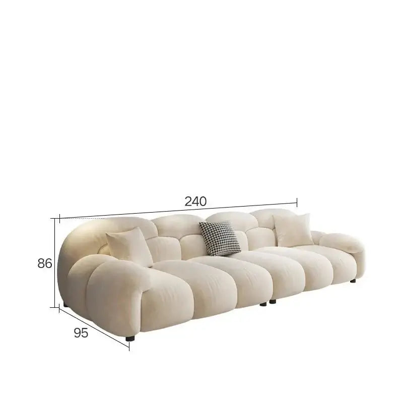 Minimalist Lazy Luxury Living Room Sofa Set-MinimalisticDecor.com