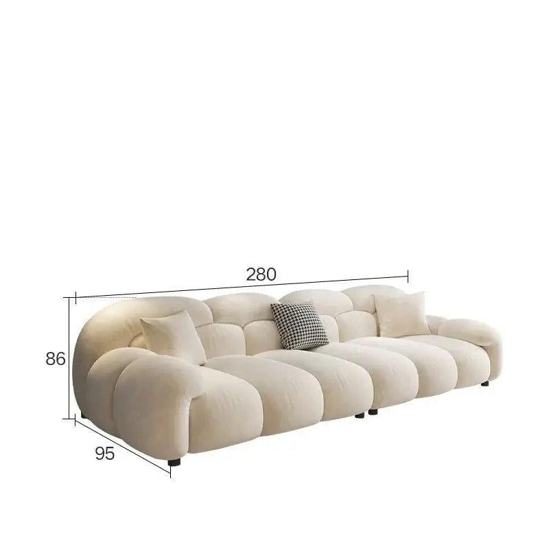 Minimalist Lazy Luxury Living Room Sofa Set-MinimalisticDecor.com