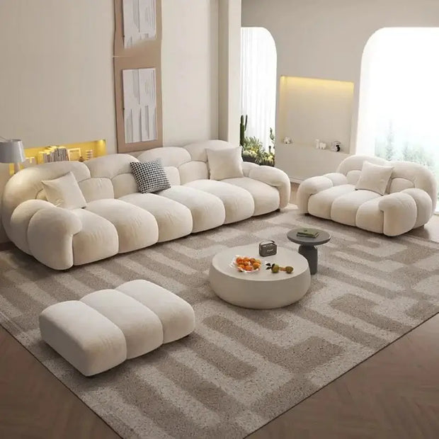 Minimalist Lazy Luxury Living Room Sofa Set-MinimalisticDecor.com