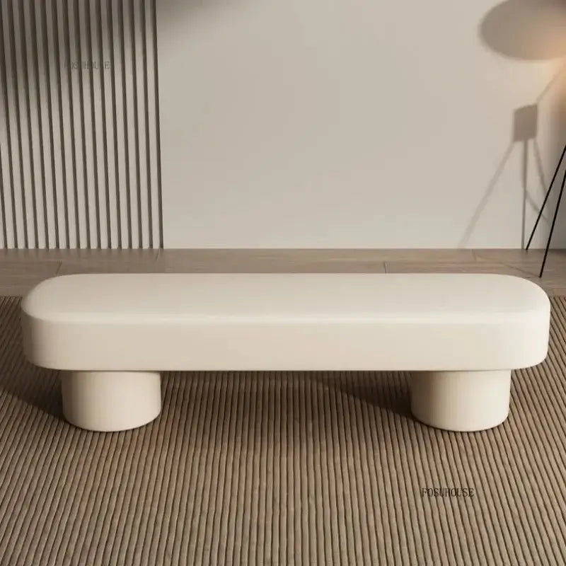 Minimalist Leather Shoe Changing Bench – Modern Upholstered-MinimalisticDecor.com