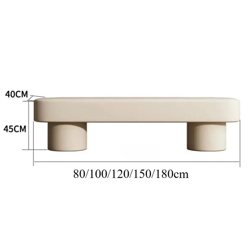 Minimalist Leather Shoe Changing Bench – Modern Upholstered-MinimalisticDecor.com