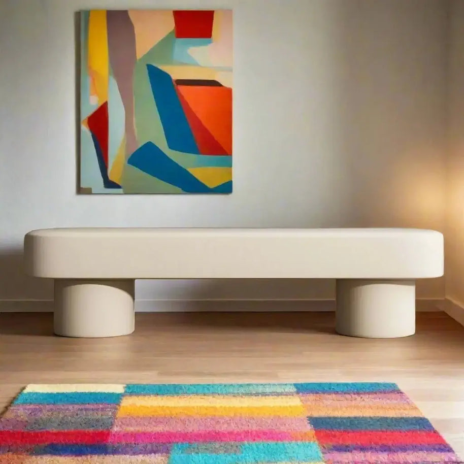 Minimalist Leather Shoe Changing Bench – Modern Upholstered-MinimalisticDecor.com