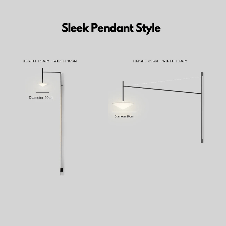 Minimalist Long Pole Wall Lamp-MinimalisticDecor.com
