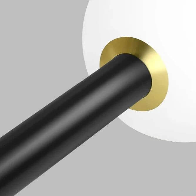 Minimalist Pole Globes Pendant Staircase Chandelier-MinimalisticDecor.com