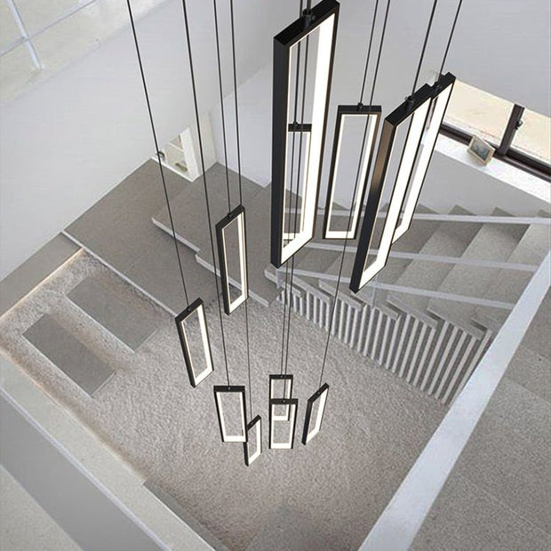 Minimalist Staircase Chandeliers - Elevate Your Space-MinimalisticDecor.com