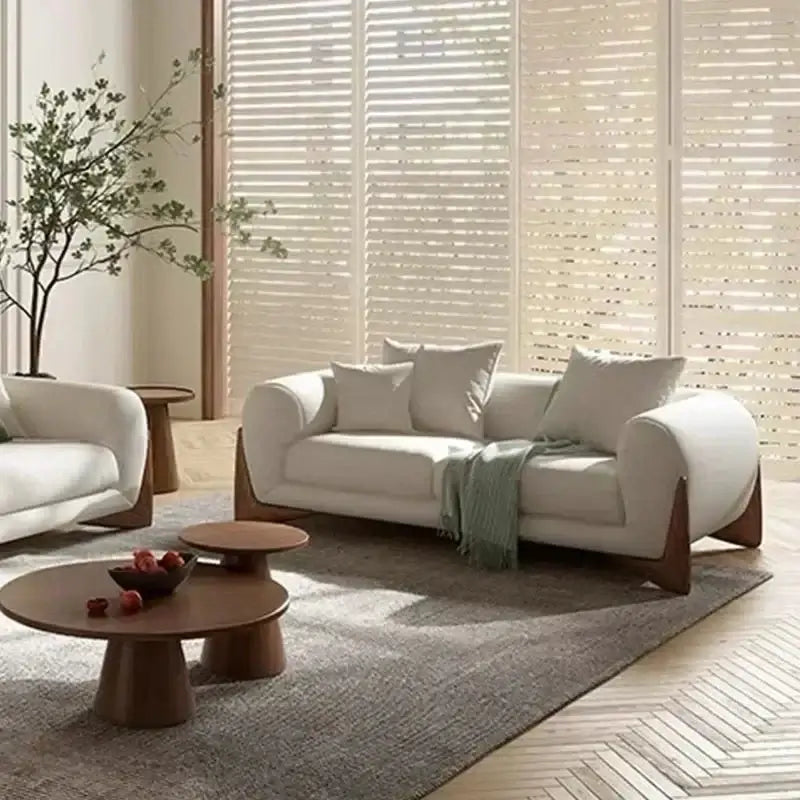 Minimalist XXL Wood Arches Sofa Set-MinimalisticDecor.com