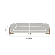 Minimalist XXL Wood Arches Sofa Set-MinimalisticDecor.com