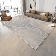 Minimalistic Floral Maze Rug: Modern Sophistication-MinimalisticDecor.com