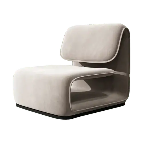 Minimalistic Fluffy Sofa Chair – Exquisite Blend-MinimalisticDecor.com