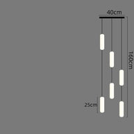 Minimalistic Long Drop LED Staircase Chandelier Lighting-MinimalisticDecor.com