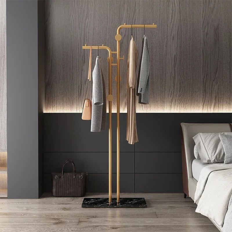 Minimalistic Rod Clothes Coat Hanging Rail Rack-MinimalisticDecor.com