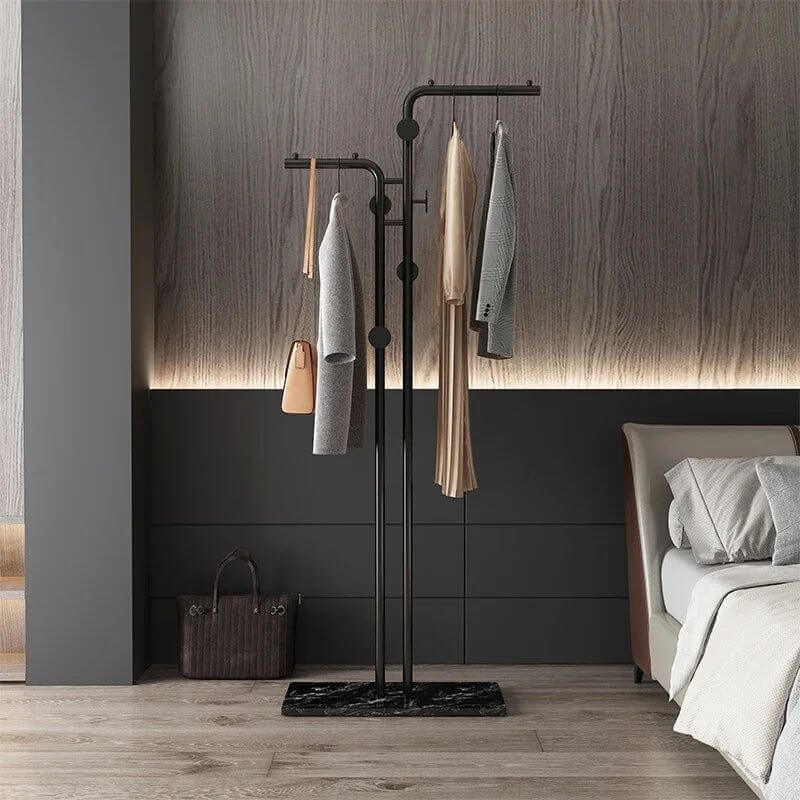 Minimalistic Rod Clothes Coat Hanging Rail Rack-MinimalisticDecor.com