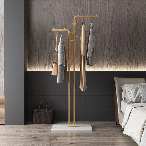 Minimalistic Rod Clothes Coat Hanging Rail Rack-MinimalisticDecor.com