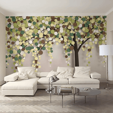 MinimalisticDecor.com-3D Abstract Tree Wallpaper Murals
