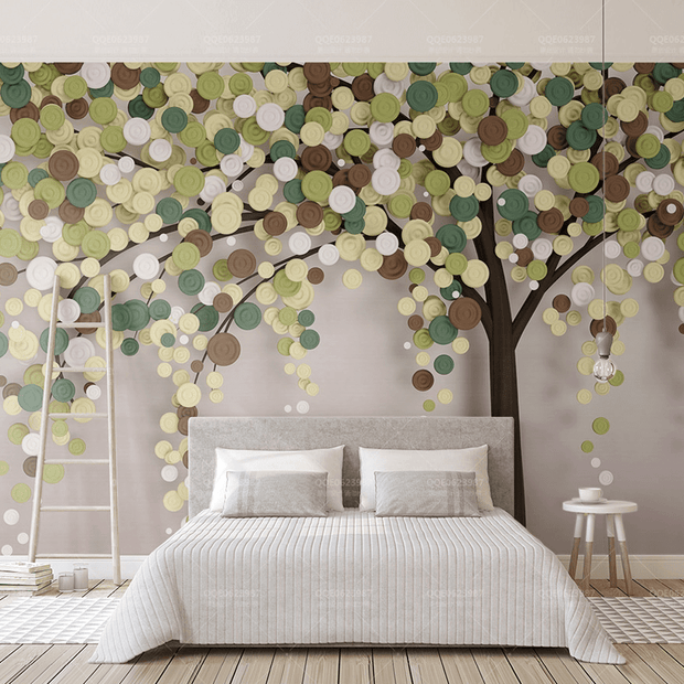 MinimalisticDecor.com-3D Abstract Tree Wallpaper Murals