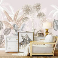 MinimalisticDecor.com-3D Plants Design - Tropical Wallpaper Murals