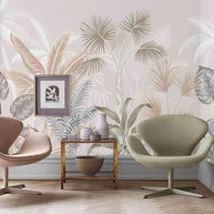 MinimalisticDecor.com-3D Plants Design - Tropical Wallpaper Murals