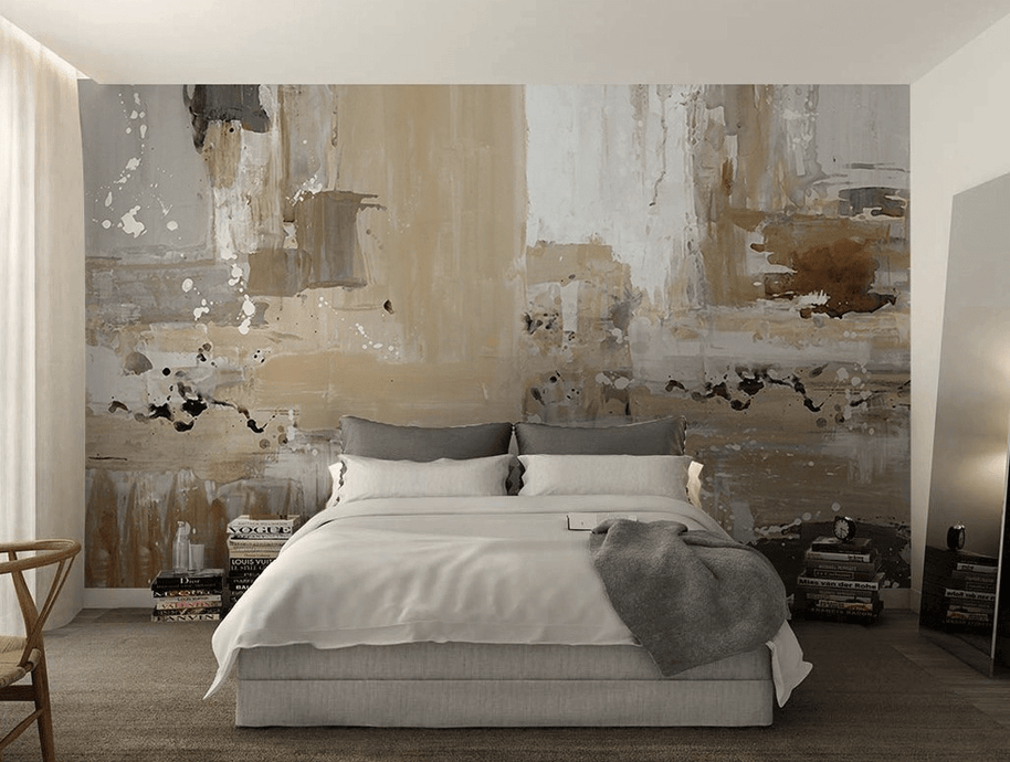 MinimalisticDecor.com-Abstract Art Boho Design Wallpaper Murals