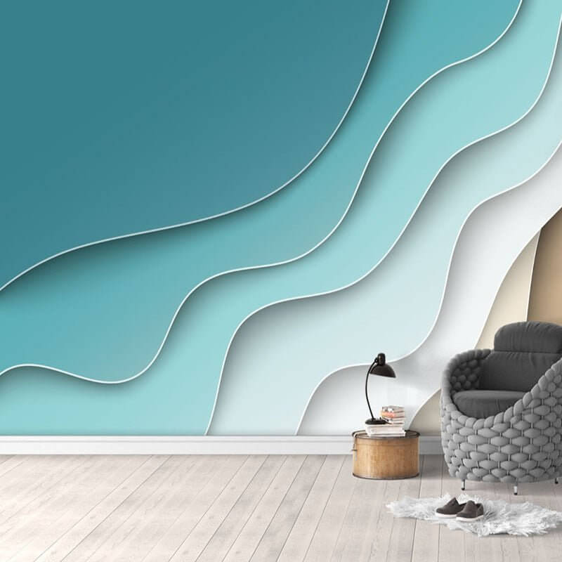 MinimalisticDecor.com-Abstract Line Geometric Wallpaper for Home Wall Decor