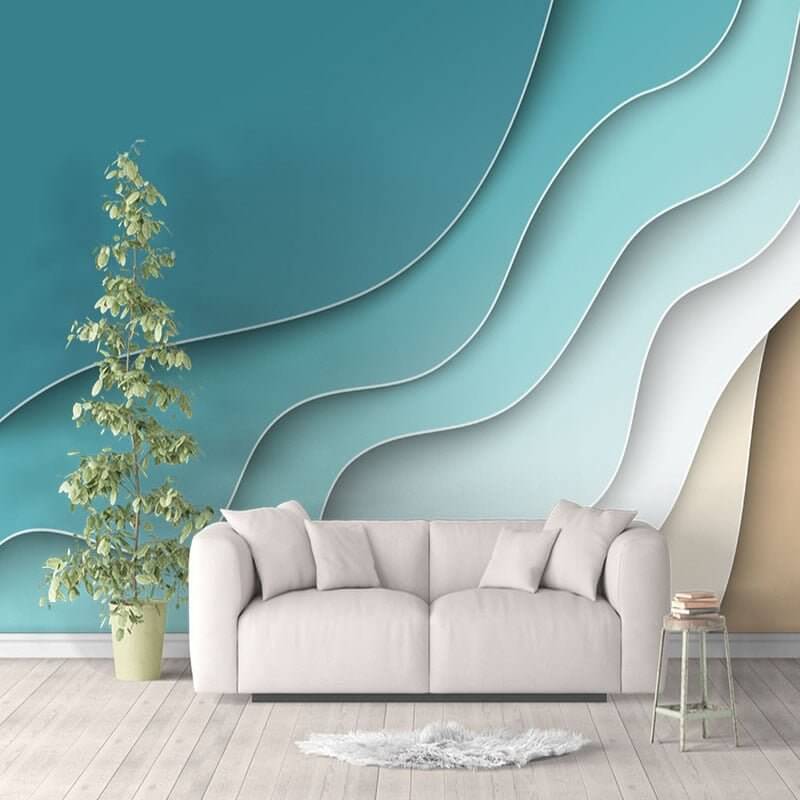 MinimalisticDecor.com-Abstract Line Geometric Wallpaper for Home Wall Decor