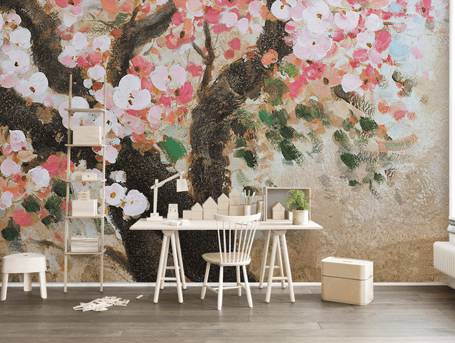 MinimalisticDecor.com-Artistic Tree Large Wallpaper Murals