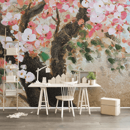 MinimalisticDecor.com-Artistic Tree Large Wallpaper Murals