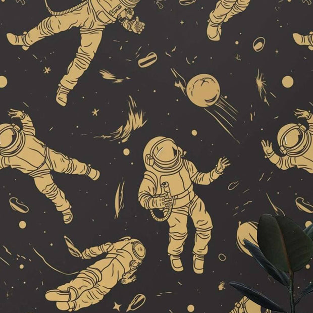 MinimalisticDecor.com-Astromaut in space Wallpaper Mural for kids Room