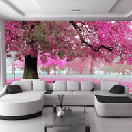 MinimalisticDecor.com-Autumn Tree Wallpaper: Enhance Your Space