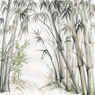 MinimalisticDecor.com-Bamboo Bars Plants Trees Wallpaper for Home Wall Decor