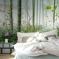 MinimalisticDecor.com-Bamboo Trees Wallpaper Mural - Stunning Nature Decor