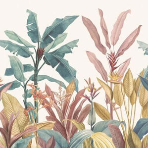 MinimalisticDecor.com-Banana Leaf Rain Forest Wallpaper for Home Wall Decor