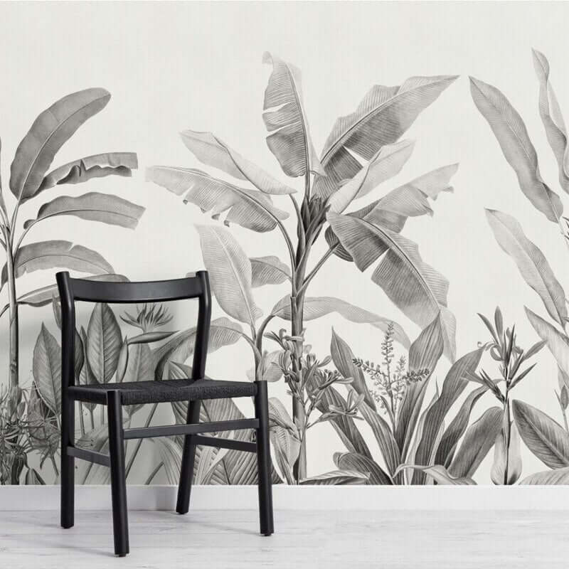 MinimalisticDecor.com-Banana Leaf Wallpaper: Transform Your Space
