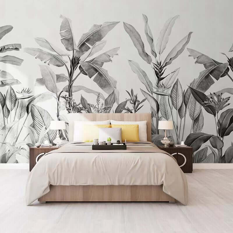 MinimalisticDecor.com-Banana Leaf Wallpaper: Transform Your Space