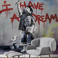 Banksy I have a Dream Wallpaper-Premium Wallpapers