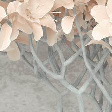 MinimalisticDecor.com-Beige Willow 3D Tree Wallpaper Murals - Transform Your Space